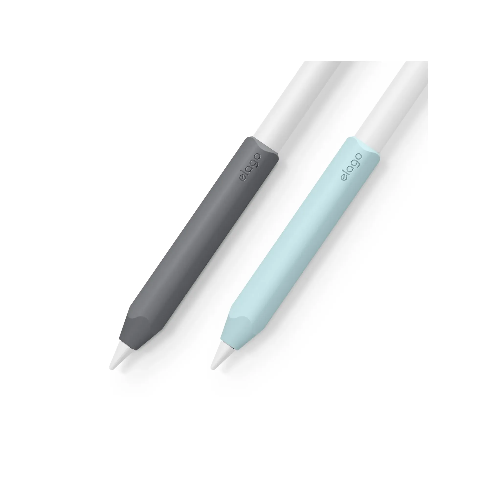 ELAGO Apple Pencil szilikon markolat - sötétszürke és menta